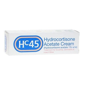 HC45 Hydrocortisone 1% w/w Acetate Cream