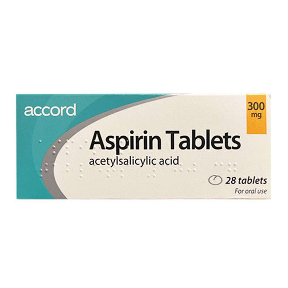 Aspirin dispersible 300mg 28 tablets