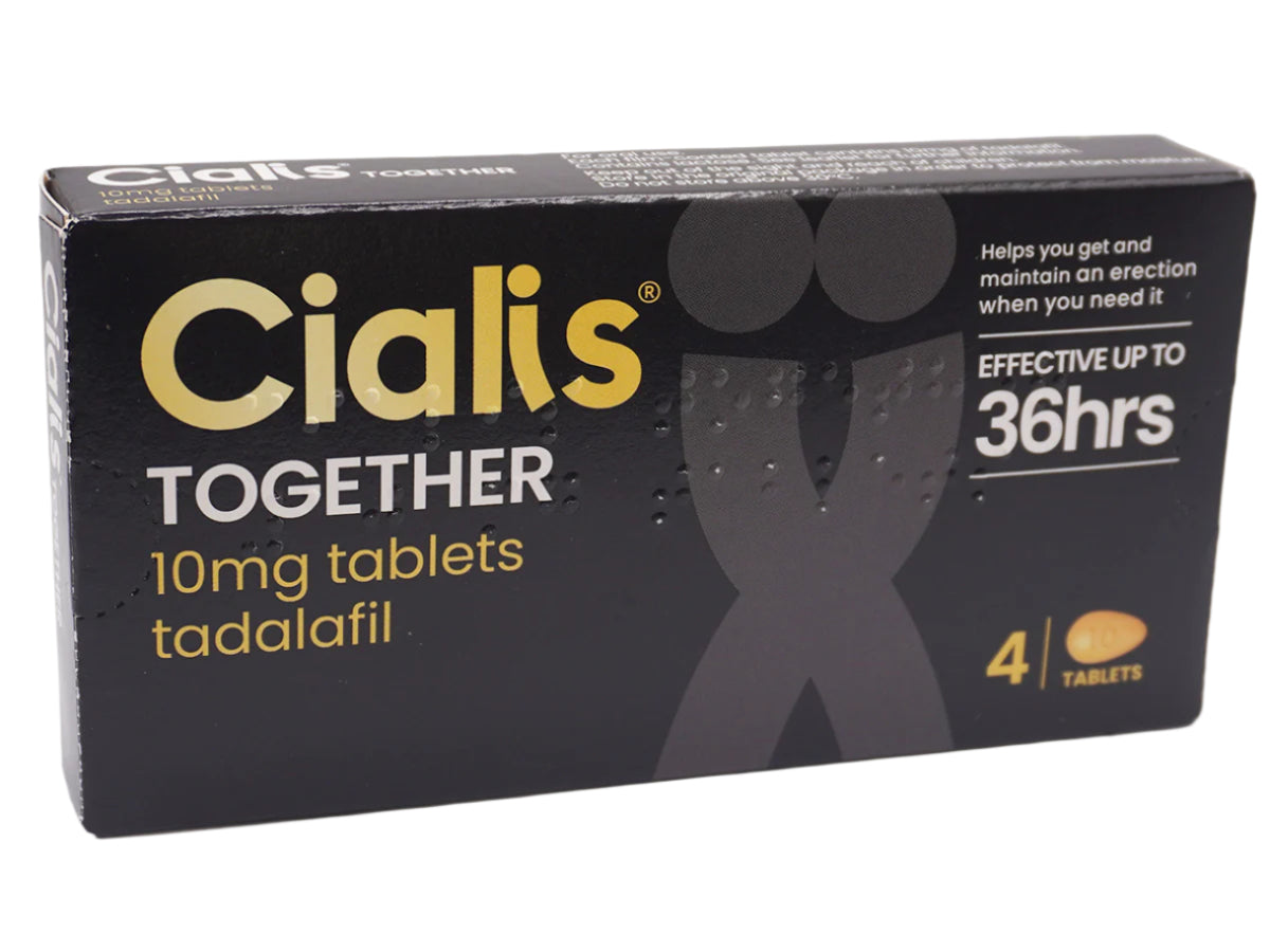 Cialis Together tablets – pharmacy treatment for erectile dysfunction, available at Happy Pharmacy for trusted and discreet service