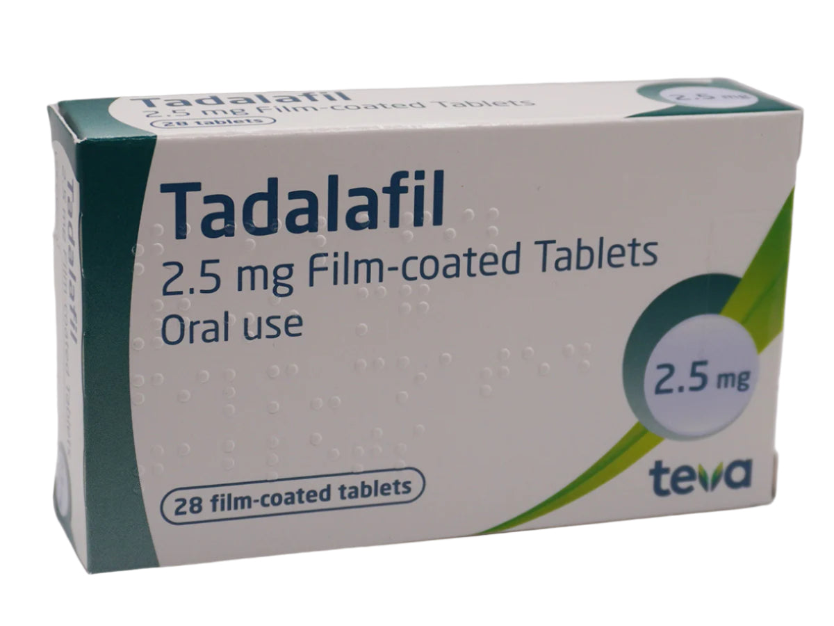 Tadalafil One-A-Day tablets – daily treatment for erectile dysfunction, available at Happy Pharmacy for trusted and discreet service
